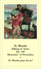 Nov 11th: St. Martin of Tours Prayer Card